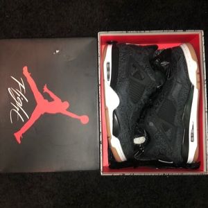 Jordan 4 Retro SE Black Laser
